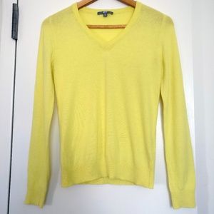 Uniqlo Women's Yellow Merino Wool Sweater
